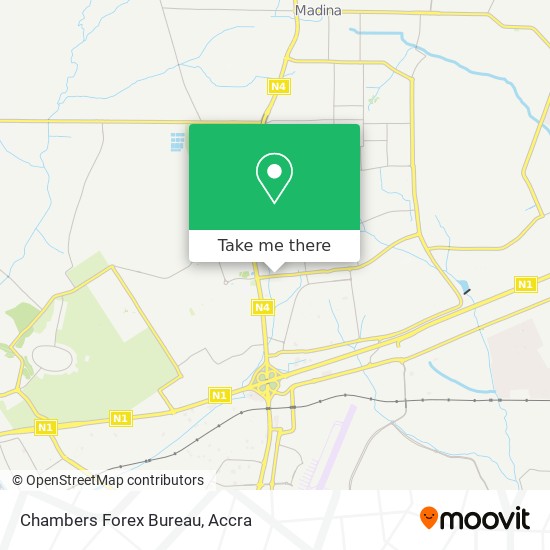 Chambers Forex Bureau map