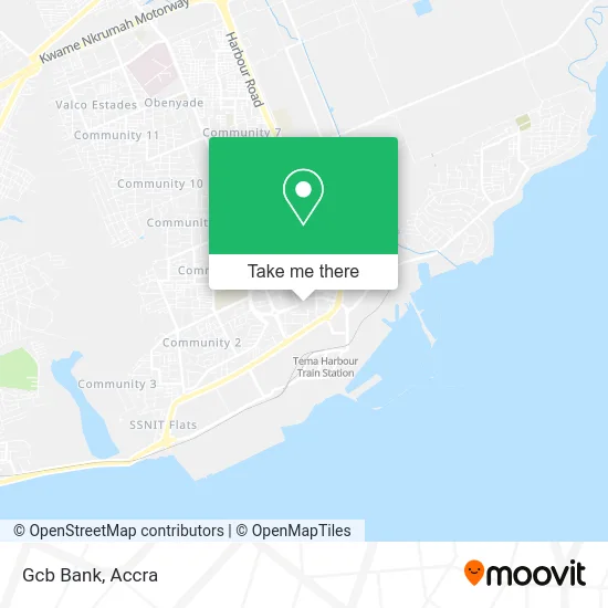 Gcb Bank map