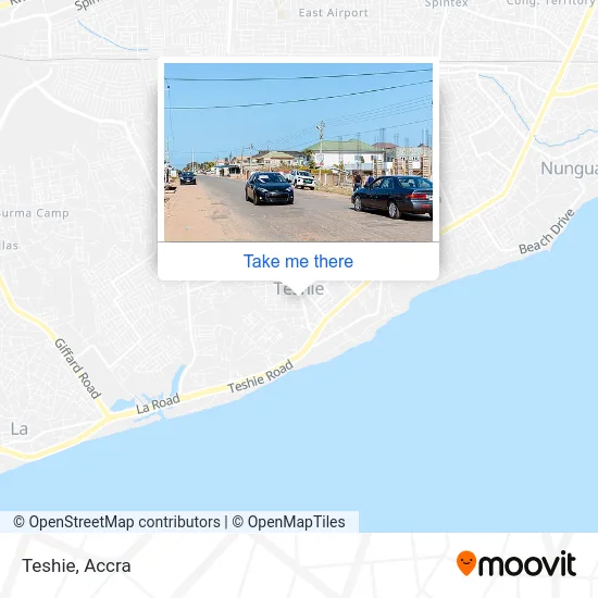 Teshie map