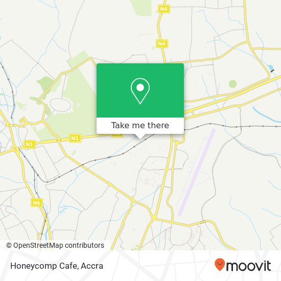Honeycomp Cafe map