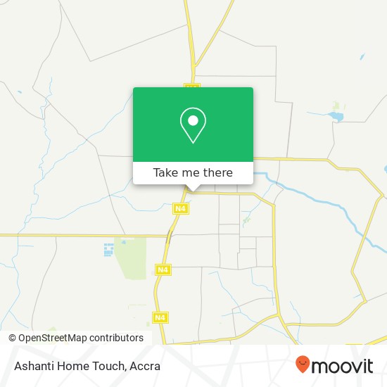 Ashanti Home Touch map
