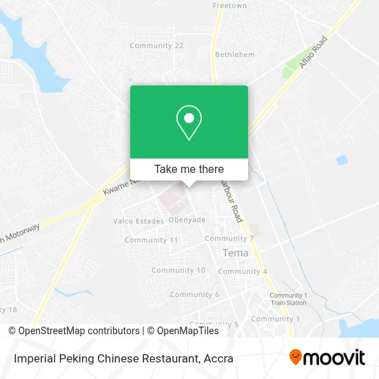 Imperial Peking Chinese Restaurant map