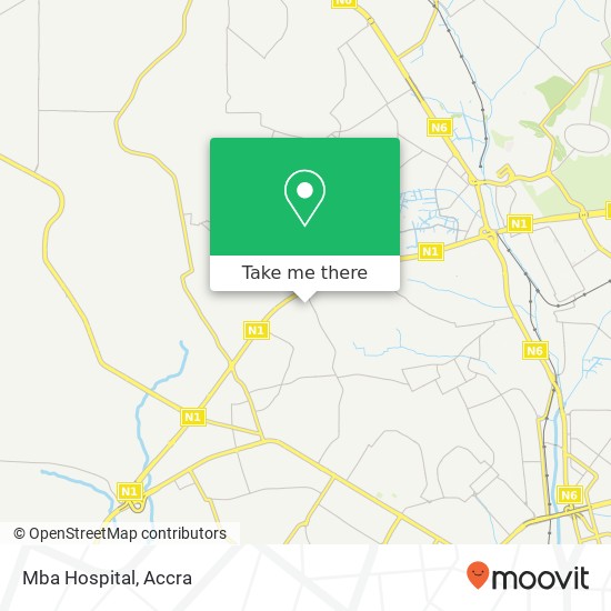 Mba Hospital map