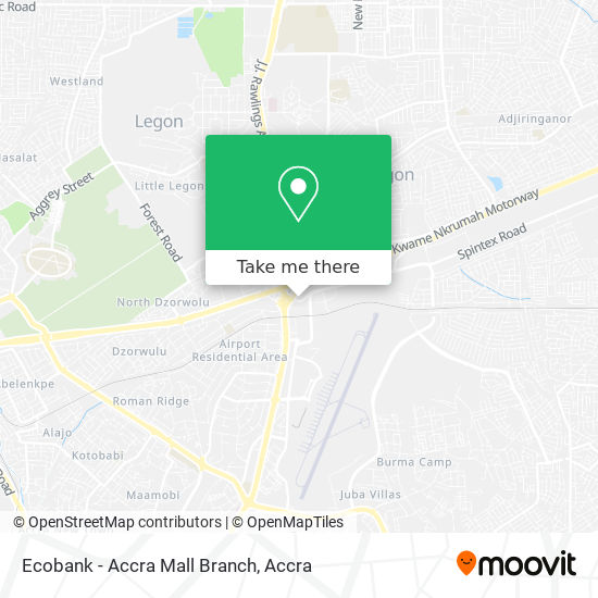 Ecobank - Accra Mall Branch map