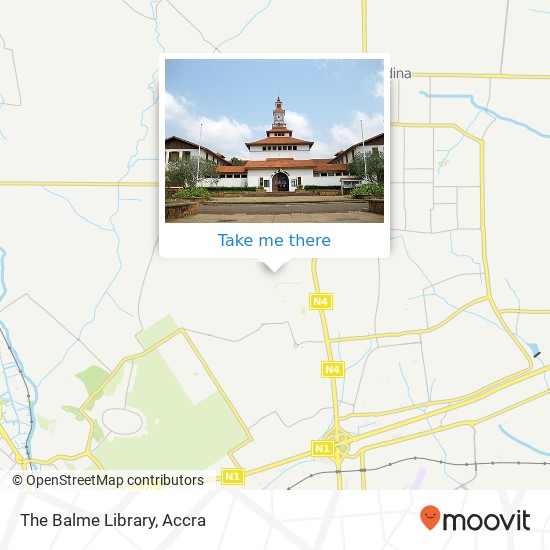 The Balme Library map