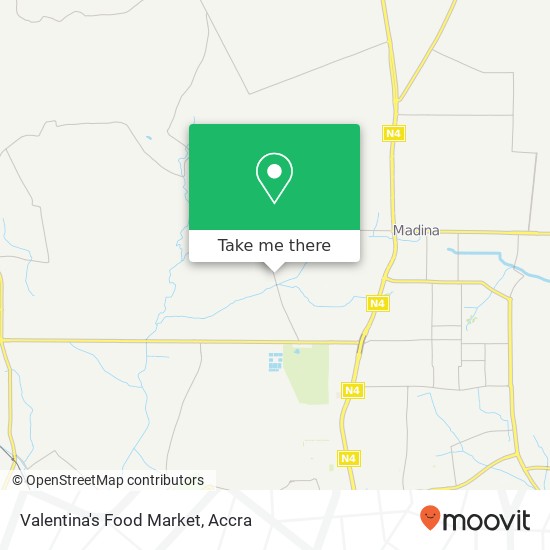 Valentina's Food Market map