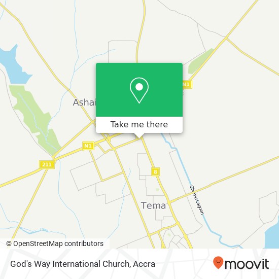 God's Way International Church map