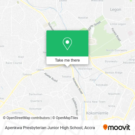 Apenkwa Presbyterian Junior High School map