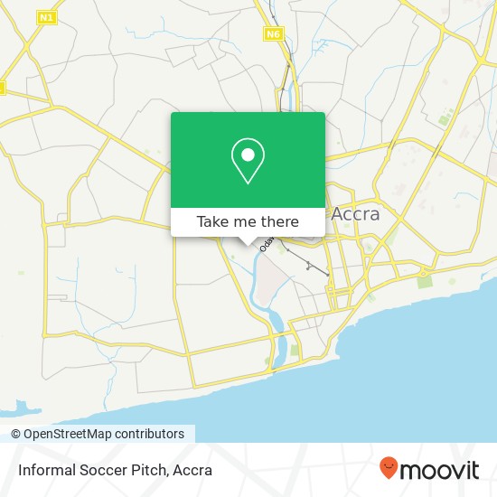 Informal Soccer Pitch map