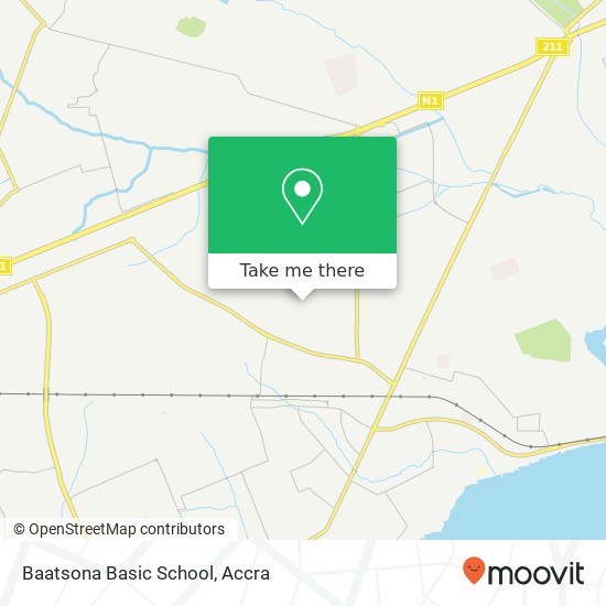 Baatsona Basic School map