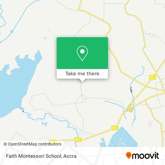 Faith Montessori School map