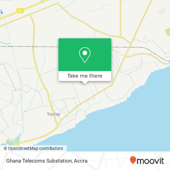 Ghana Telecoms Substation map