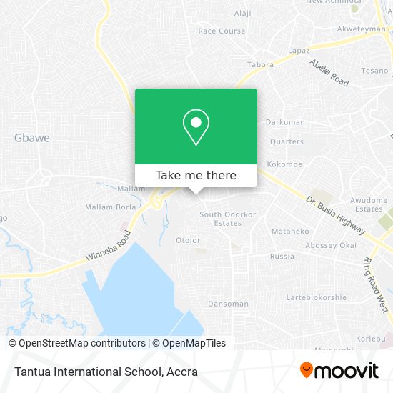 Tantua International School map