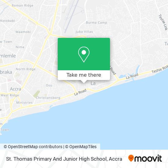 St. Thomas Primary And Junior High School map