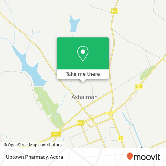 Uptown Pharmacy map