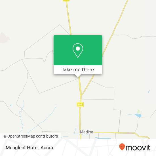 Meaglent Hotel map