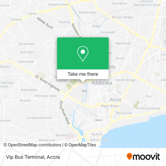 Vip Bus Terminal map