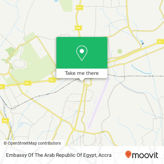 Embassy Of The Arab Republic Of Egypt map