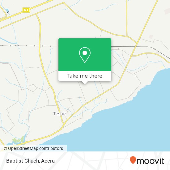 Baptist Chuch map