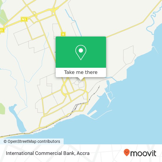 International Commercial Bank map