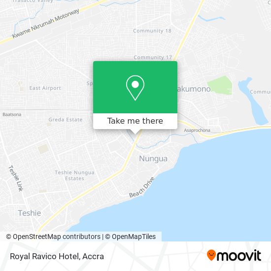 Royal Ravico Hotel map