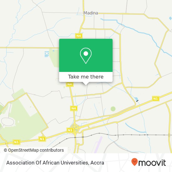 Association Of African Universities map