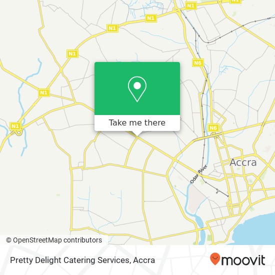 Pretty Delight Catering Services map