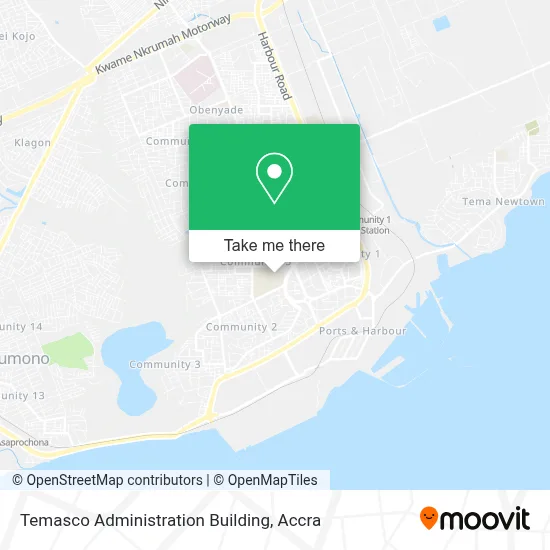 Temasco Administration Building map