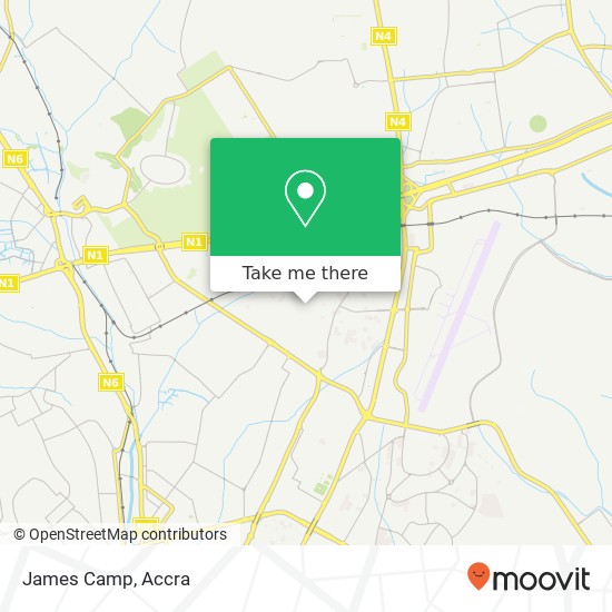 James Camp map