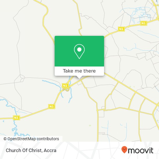 Church Of Christ map