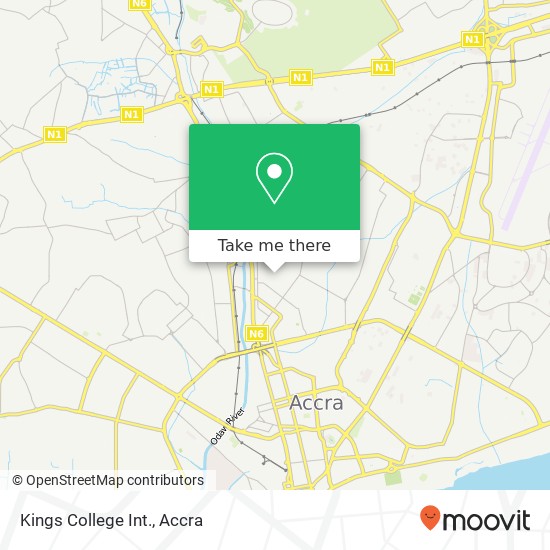 Kings College Int. map