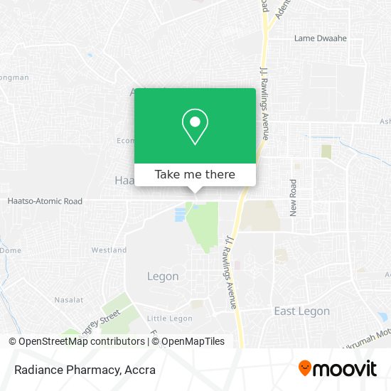 Radiance Pharmacy map