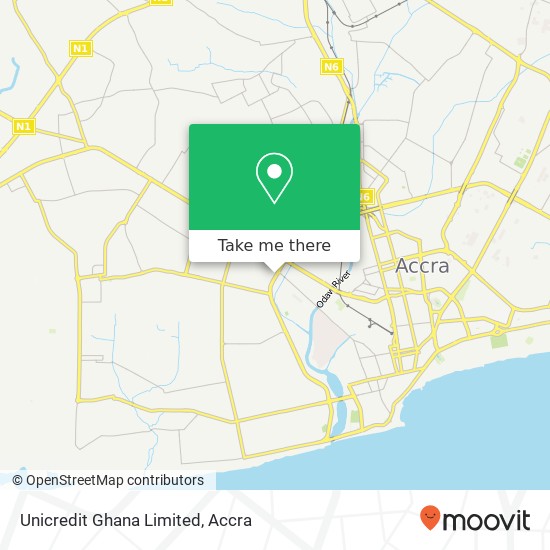 Unicredit Ghana Limited map