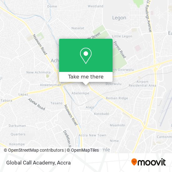 Global Call Academy map