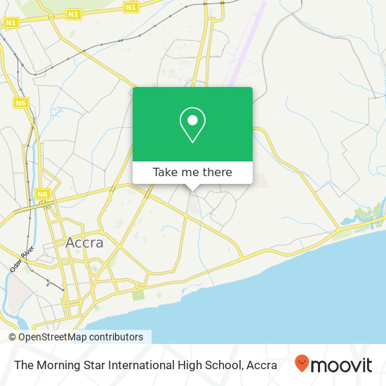 The Morning Star International High School map
