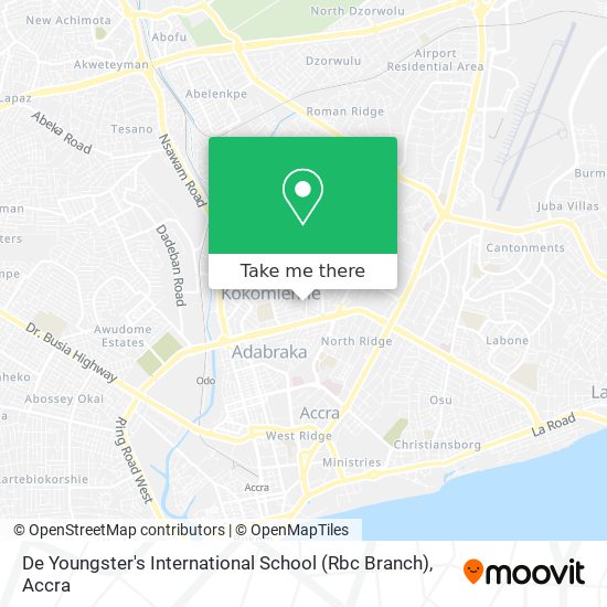 De Youngster's International School (Rbc Branch) map