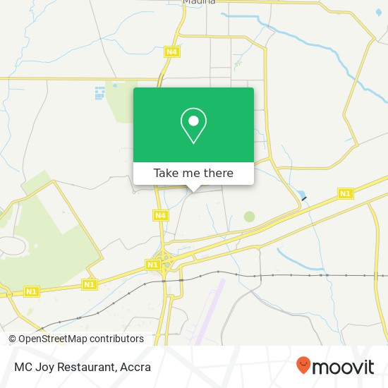MC Joy Restaurant map