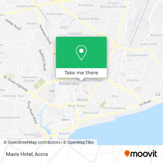Mavis Hotel map