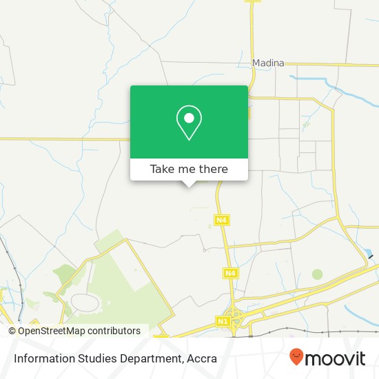 Information Studies Department map