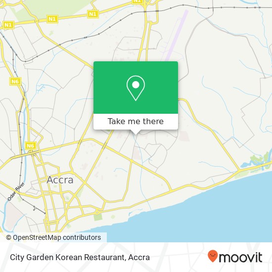 City Garden Korean Restaurant map