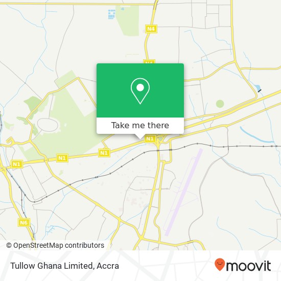 Tullow Ghana Limited map