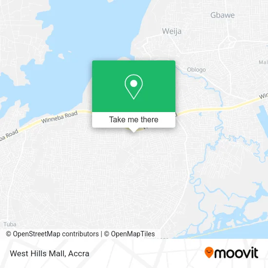 West Hills Mall map