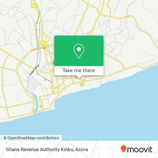 Ghana Revenue Authority Kinbu map