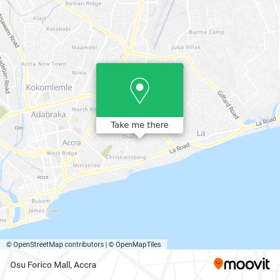 Osu Forico Mall map