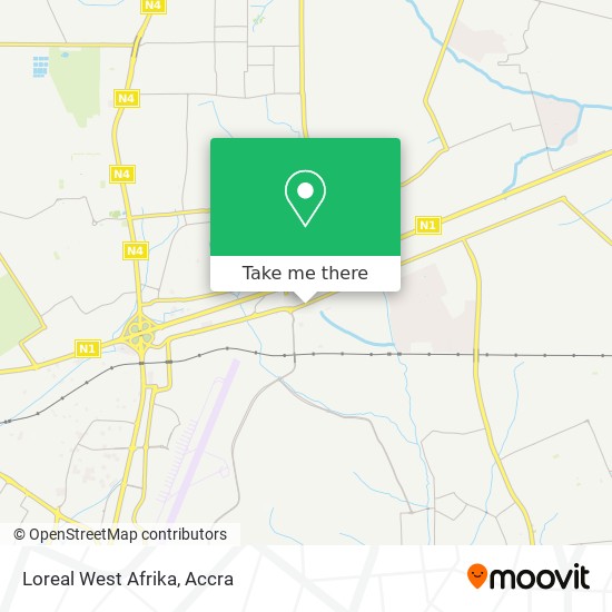 Loreal West Afrika map