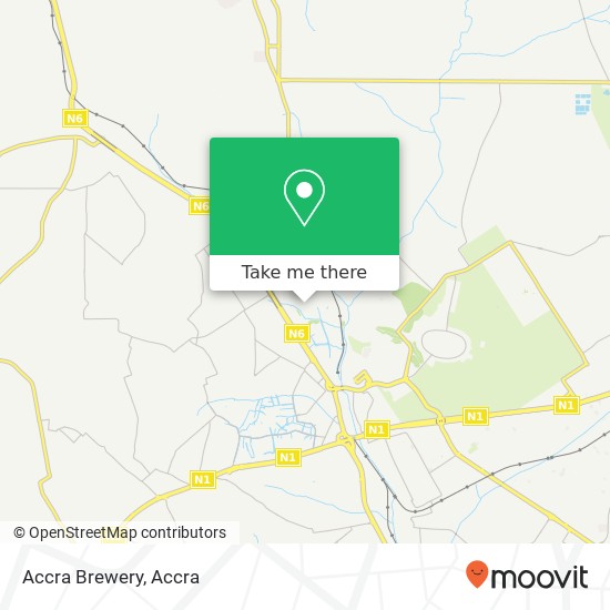 Accra Brewery map