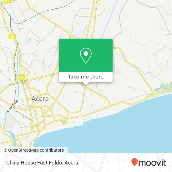 China House Fast Foldo map