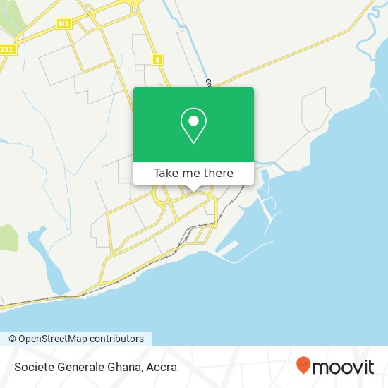 Societe Generale Ghana map