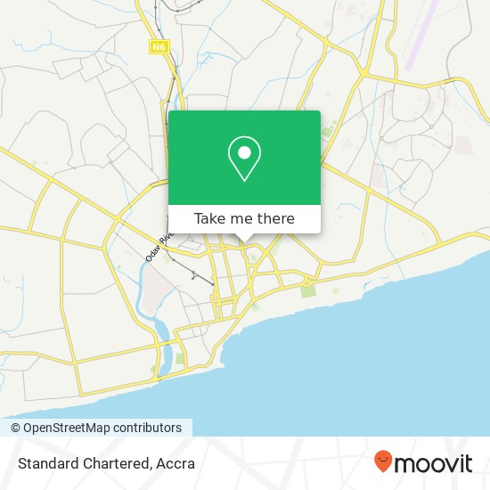 Standard Chartered map