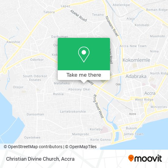 Christian Divine Church map